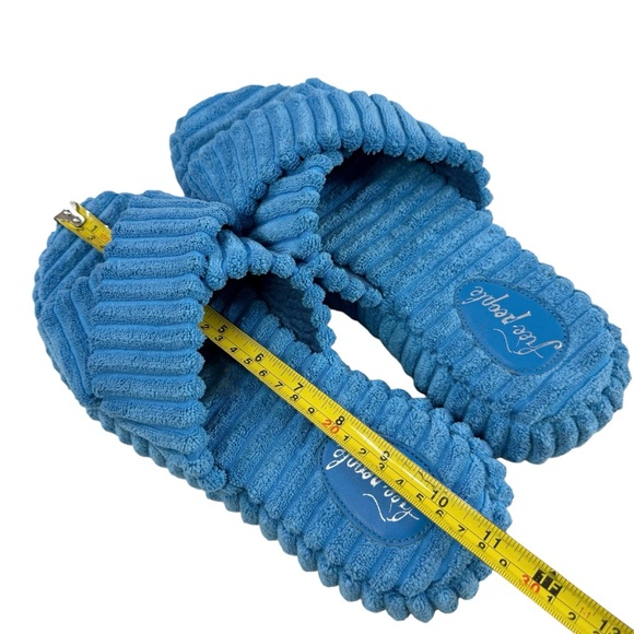 NWOB Free People Two Days in Ibiza Platform Sandals in Cerulean Blue Size 10 - Picture 15 of 16